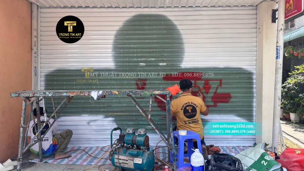 VẼ TRANH TƯỜNG 3D MỸ THUẬT TRỌNG TÍN ART