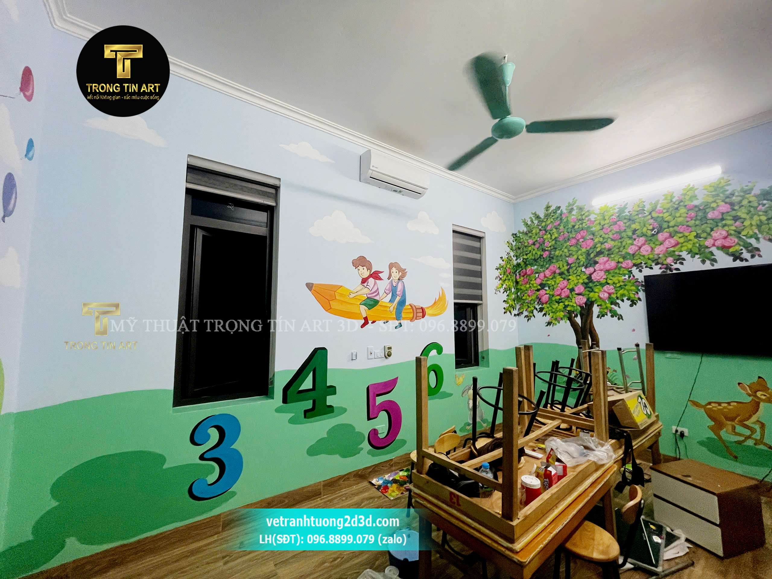 vẽ tranh trang trí lớp học,vẽ tranh lớp học mầm non,vẽ tranh lớp học tiểu học,tranh vẽ lớp học cho bé,vẽ tranh tường lớp học đẹp