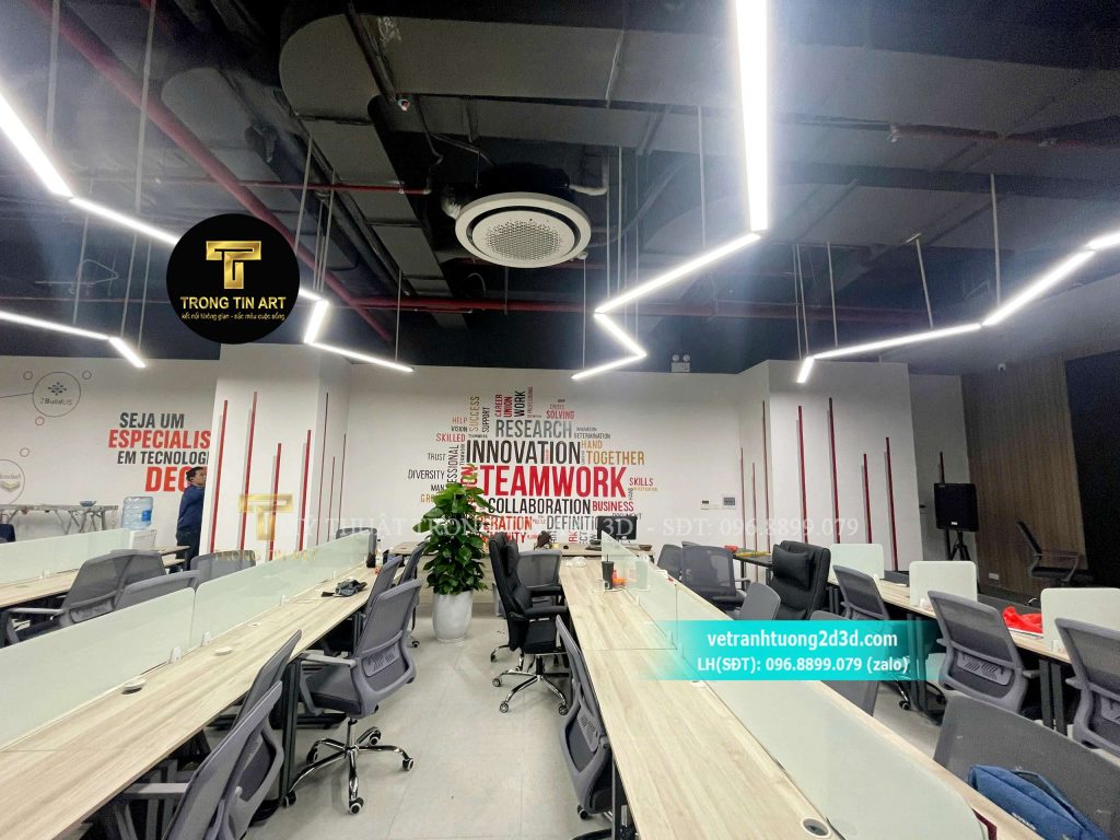 VẼ TRANH TƯỜNG 3D MỸ THUẬT TRỌNG TÍN ART
