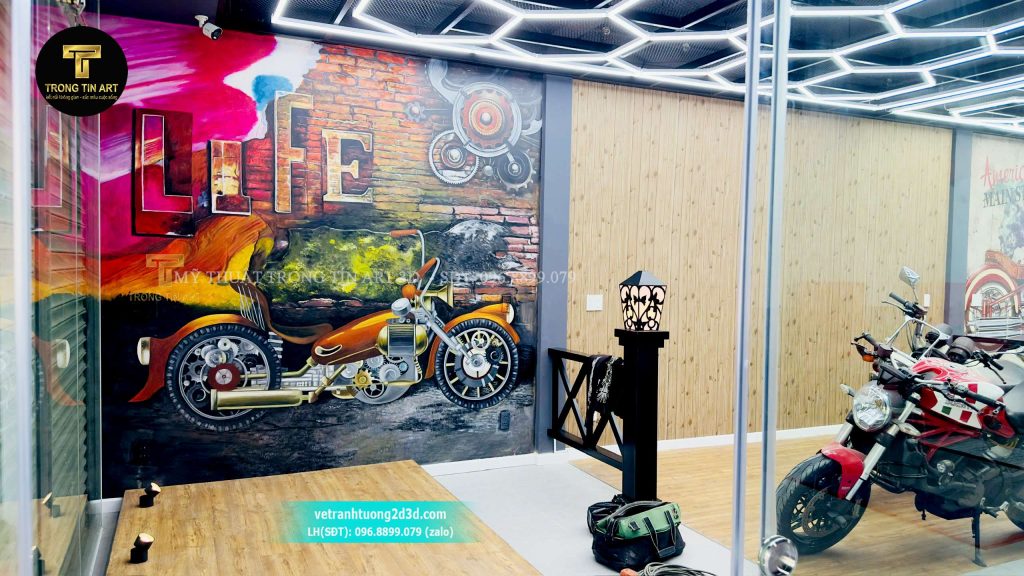 VẼ TRANH TƯỜNG 3D MỸ THUẬT TRỌNG TÍN ART