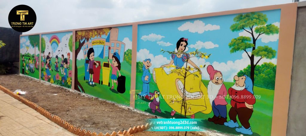 VẼ TRANH TƯỜNG 3D MỸ THUẬT TRỌNG TÍN ART