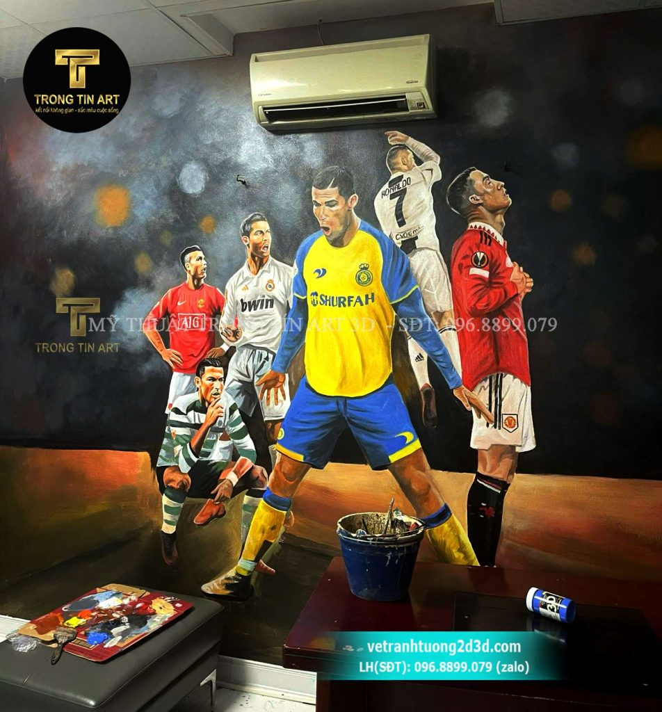 VẼ TRANH TƯỜNG 3D MỸ THUẬT TRỌNG TÍN ART