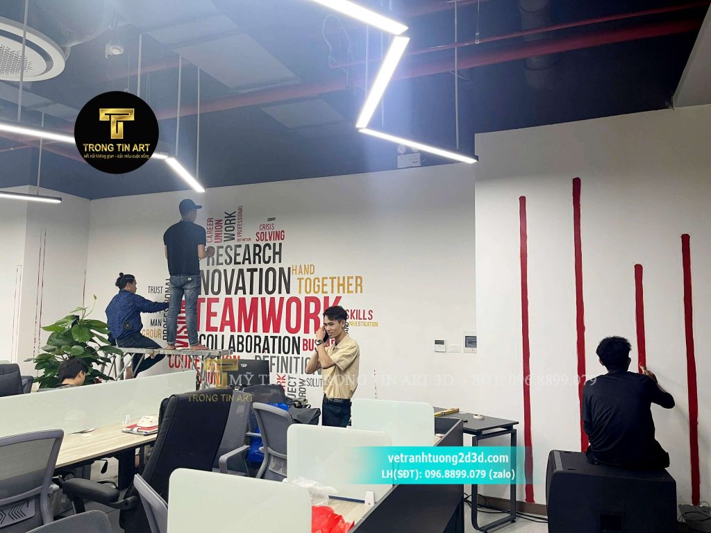 VẼ TRANH TƯỜNG 3D MỸ THUẬT TRỌNG TÍN ART