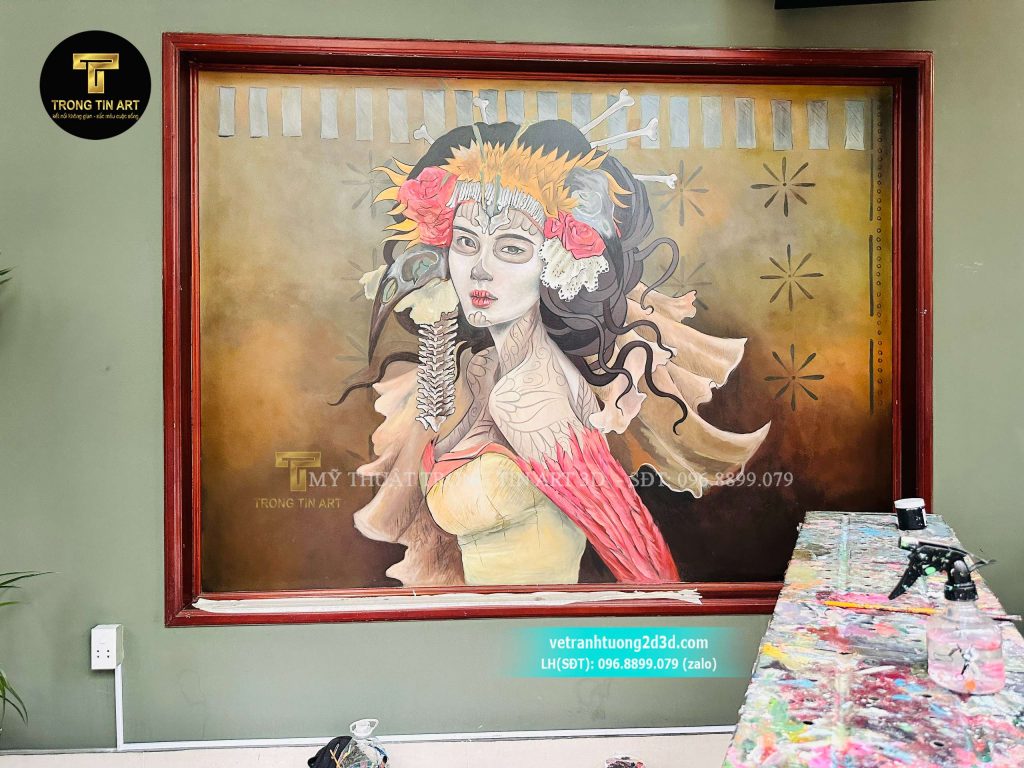 VẼ TRANH TƯỜNG 3D MỸ THUẬT TRỌNG TÍN ART