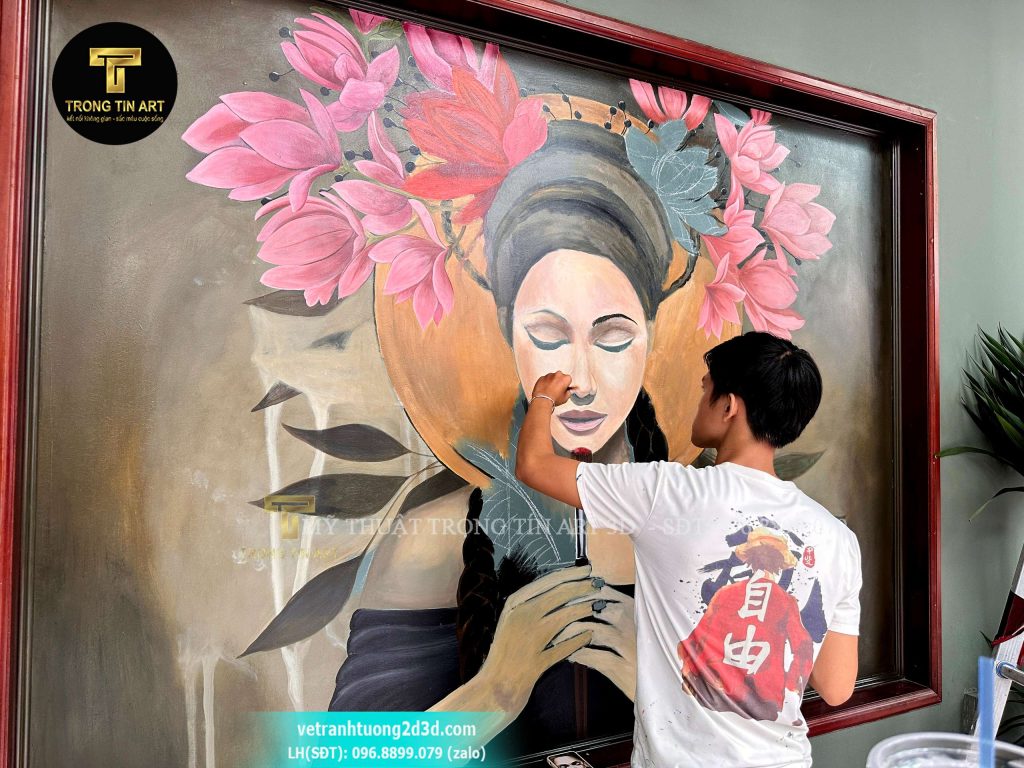 VẼ TRANH TƯỜNG 3D MỸ THUẬT TRỌNG TÍN ART