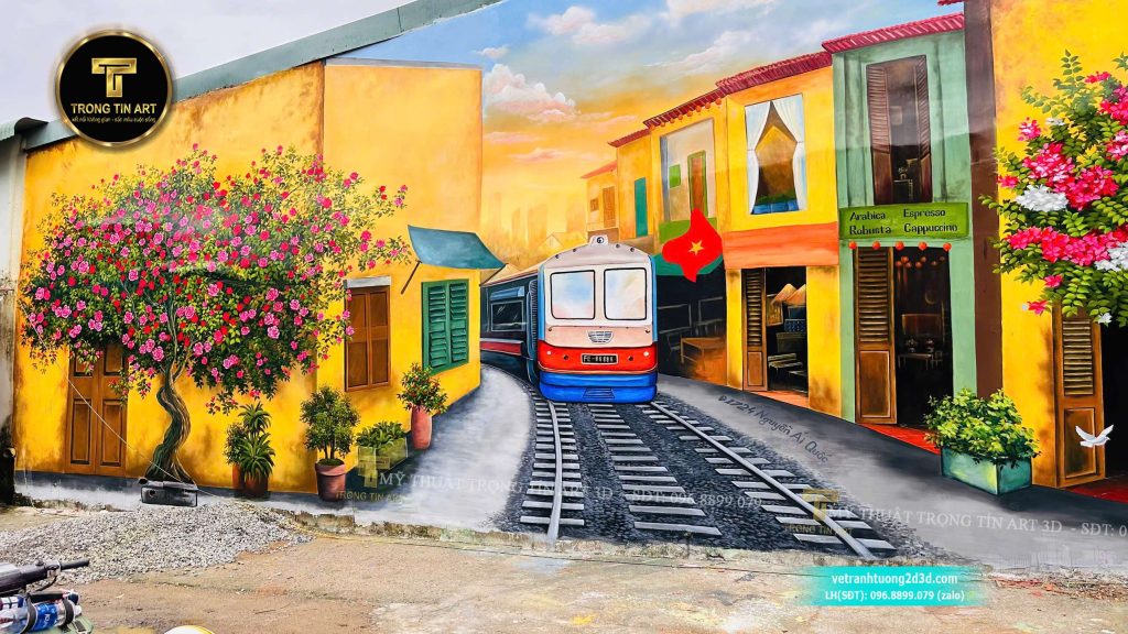 VẼ TRANH TƯỜNG 3D MỸ THUẬT TRỌNG TÍN ART