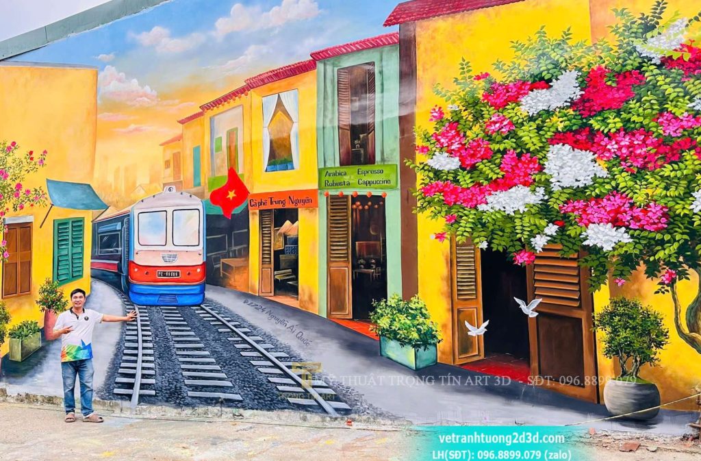 VẼ TRANH TƯỜNG 3D MỸ THUẬT TRỌNG TÍN ART