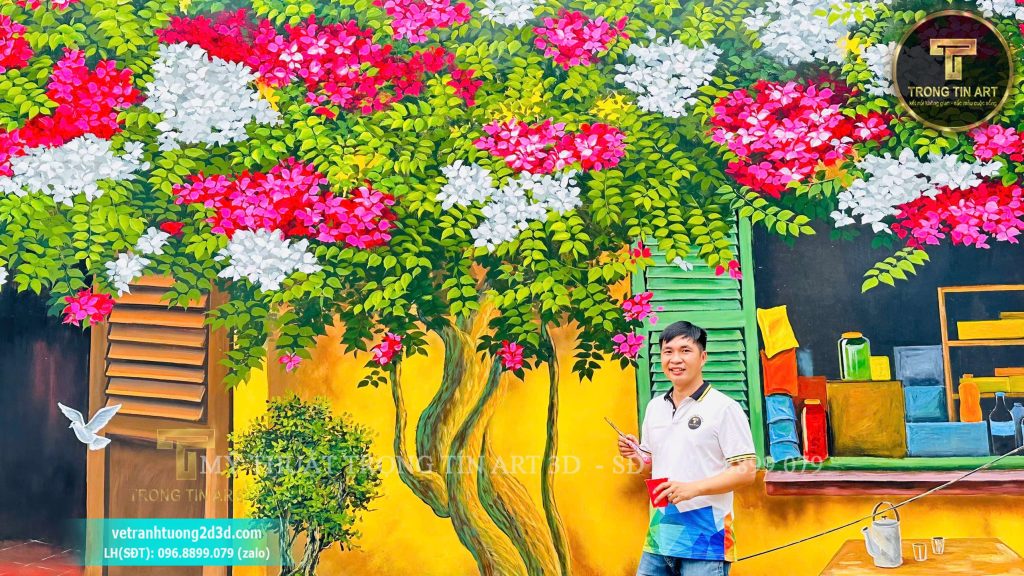VẼ TRANH TƯỜNG 3D MỸ THUẬT TRỌNG TÍN ART