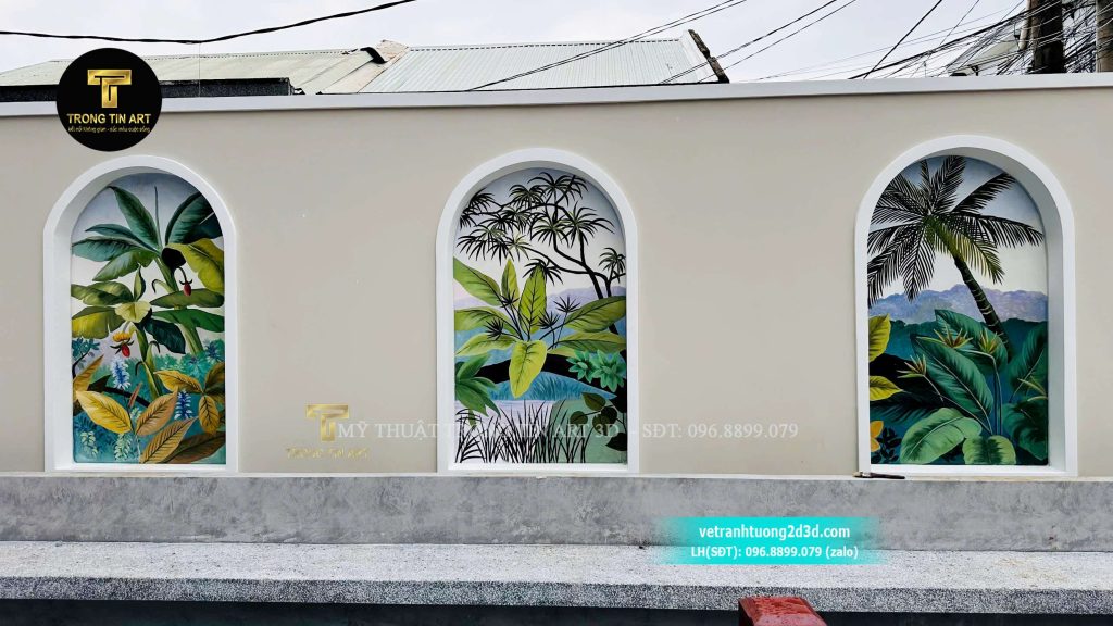 VẼ TRANH TƯỜNG 3D MỸ THUẬT TRỌNG TÍN ART
