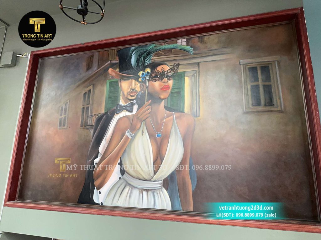 VẼ TRANH TƯỜNG 3D MỸ THUẬT TRỌNG TÍN ART