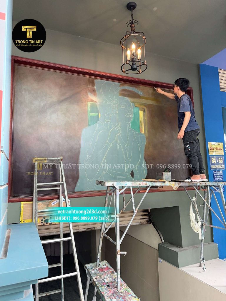 VẼ TRANH TƯỜNG 3D MỸ THUẬT TRỌNG TÍN ART