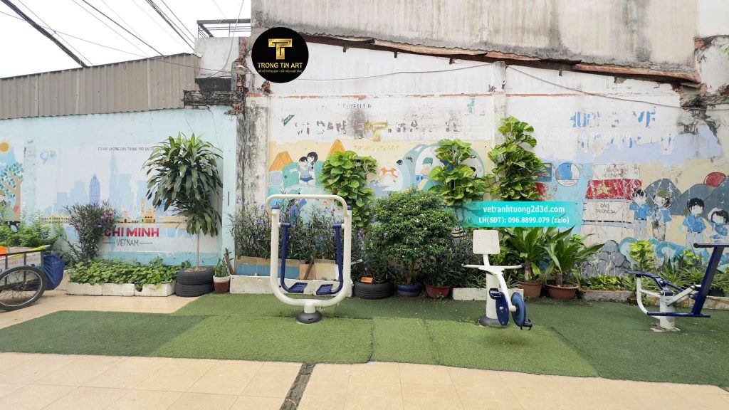 VẼ TRANH TƯỜNG 3D MỸ THUẬT TRỌNG TÍN ART