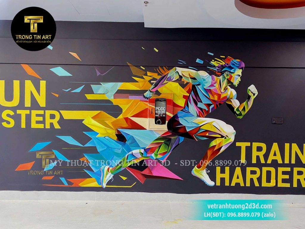 VẼ TRANH TƯỜNG 3D MỸ THUẬT TRỌNG TÍN ART