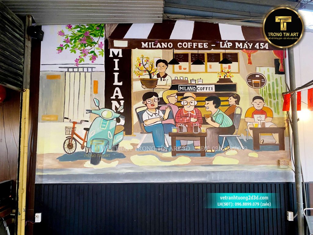VẼ TRANH TƯỜNG 3D MỸ THUẬT TRỌNG TÍN ART