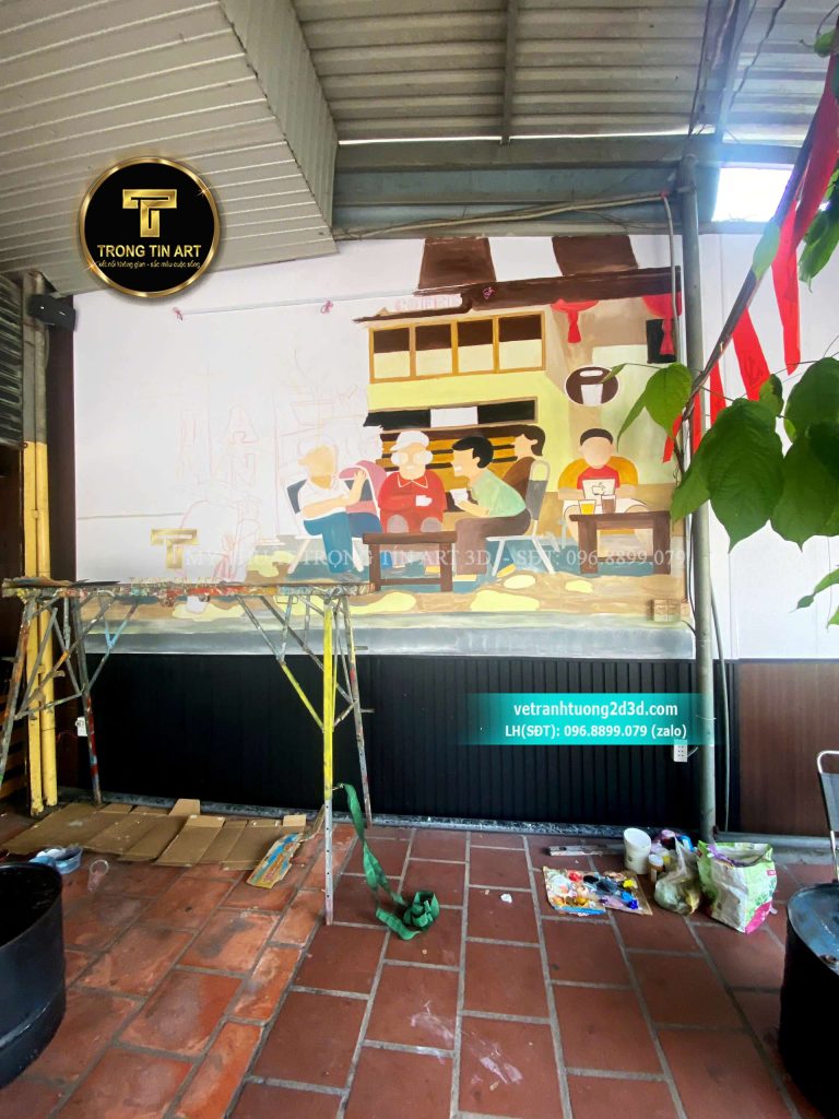 VẼ TRANH TƯỜNG 3D MỸ THUẬT TRỌNG TÍN ART