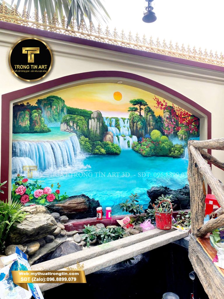 VẼ TRANH TƯỜNG 3D MỸ THUẬT TRỌNG TÍN ART