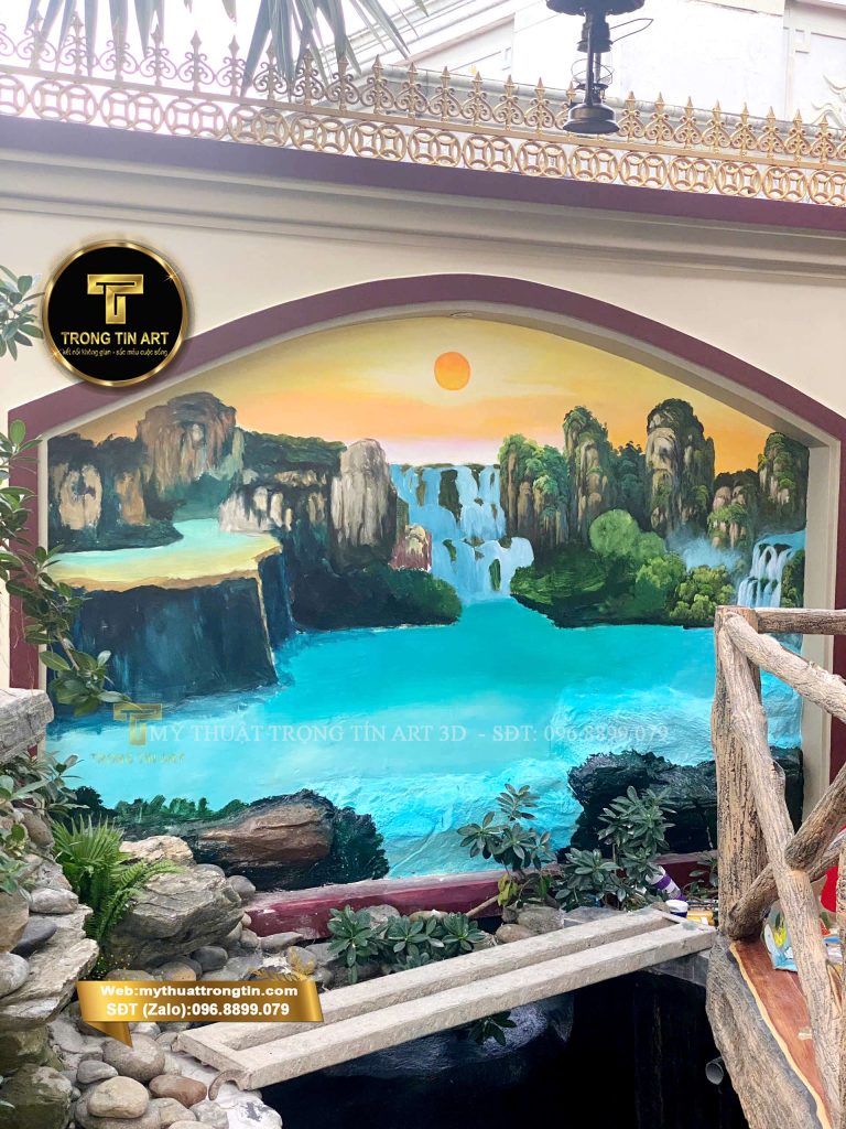 VẼ TRANH TƯỜNG 3D MỸ THUẬT TRỌNG TÍN ART