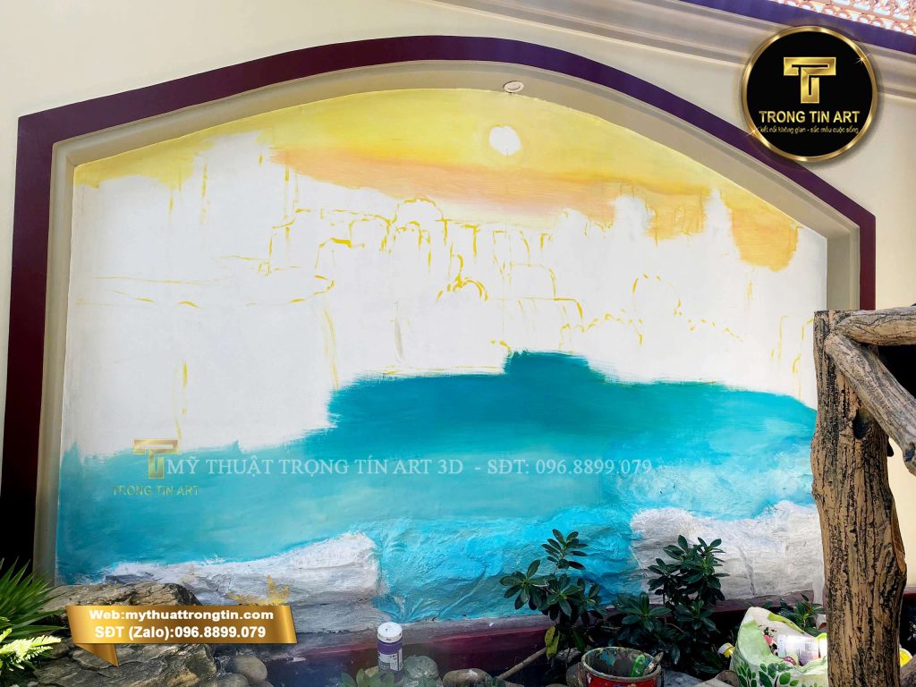 VẼ TRANH TƯỜNG 3D MỸ THUẬT TRỌNG TÍN ART