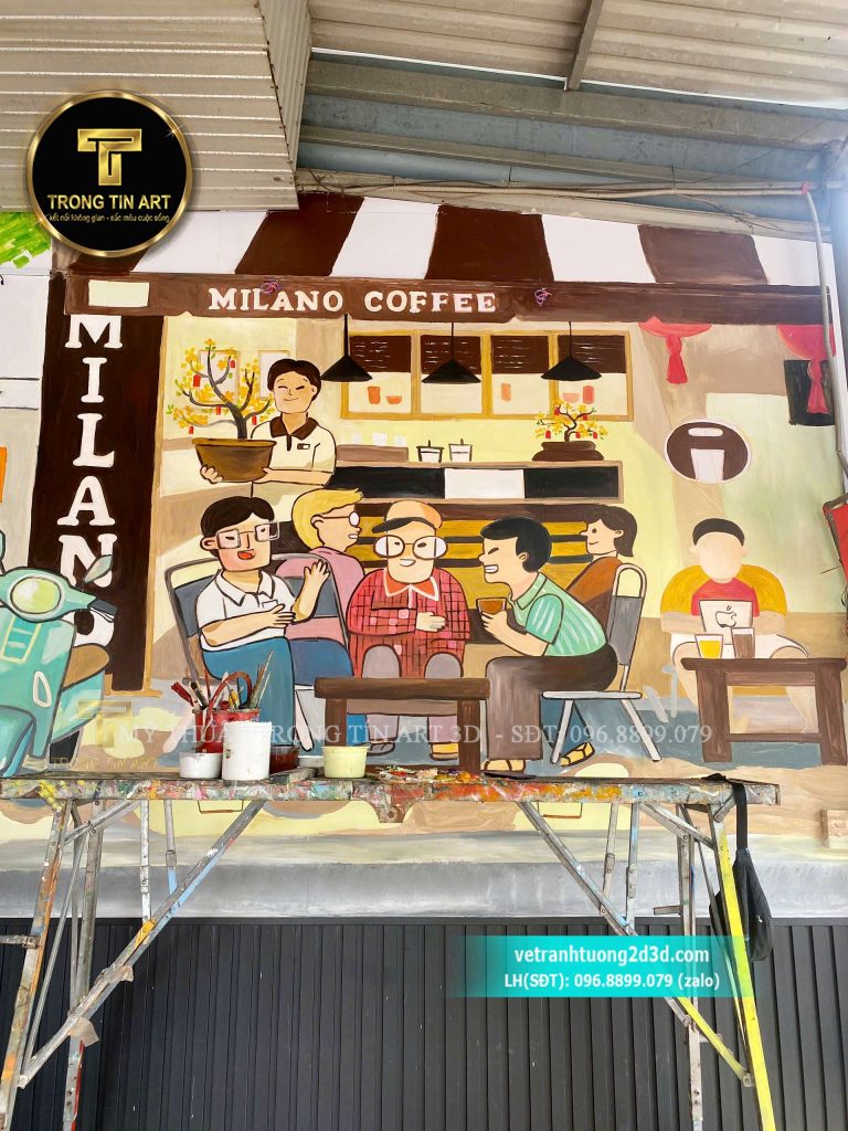 VẼ TRANH TƯỜNG 3D MỸ THUẬT TRỌNG TÍN ART