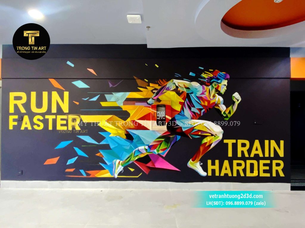 VẼ TRANH TƯỜNG 3D MỸ THUẬT TRỌNG TÍN ART