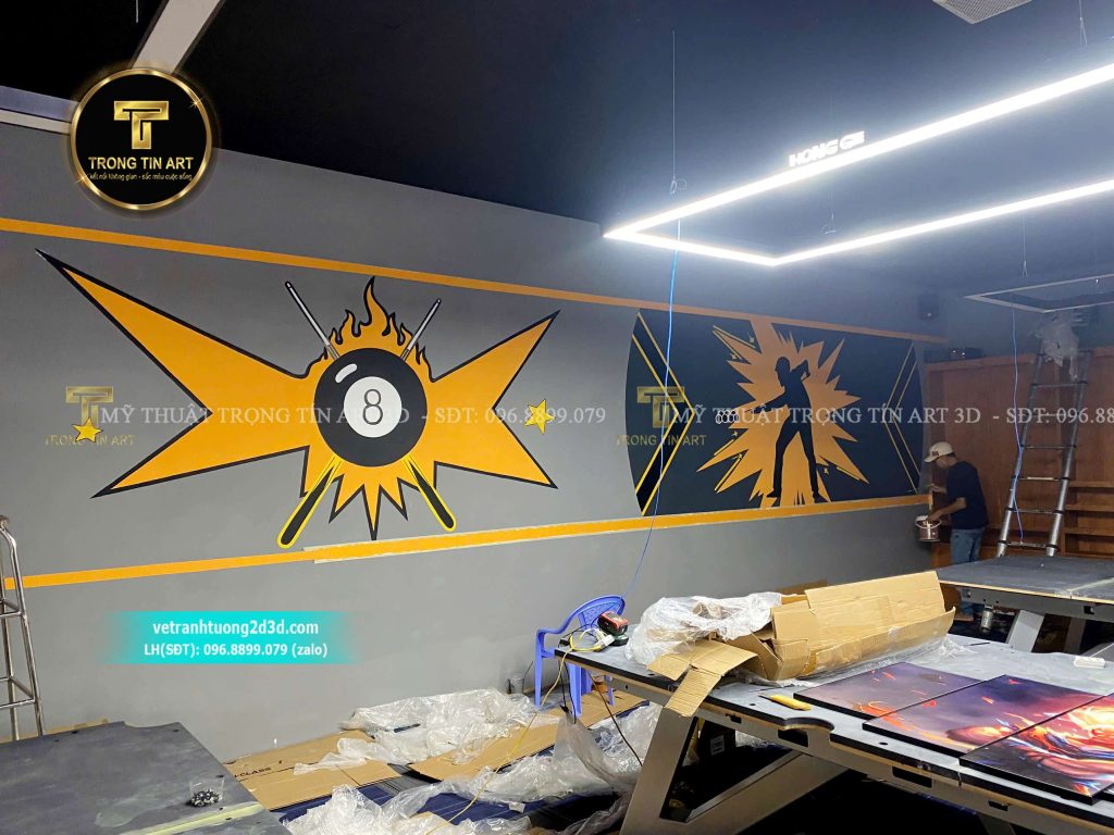VẼ TRANH TƯỜNG 3D MỸ THUẬT TRỌNG TÍN ART