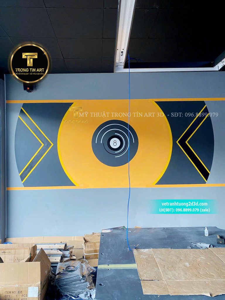 VẼ TRANH TƯỜNG 3D MỸ THUẬT TRỌNG TÍN ART