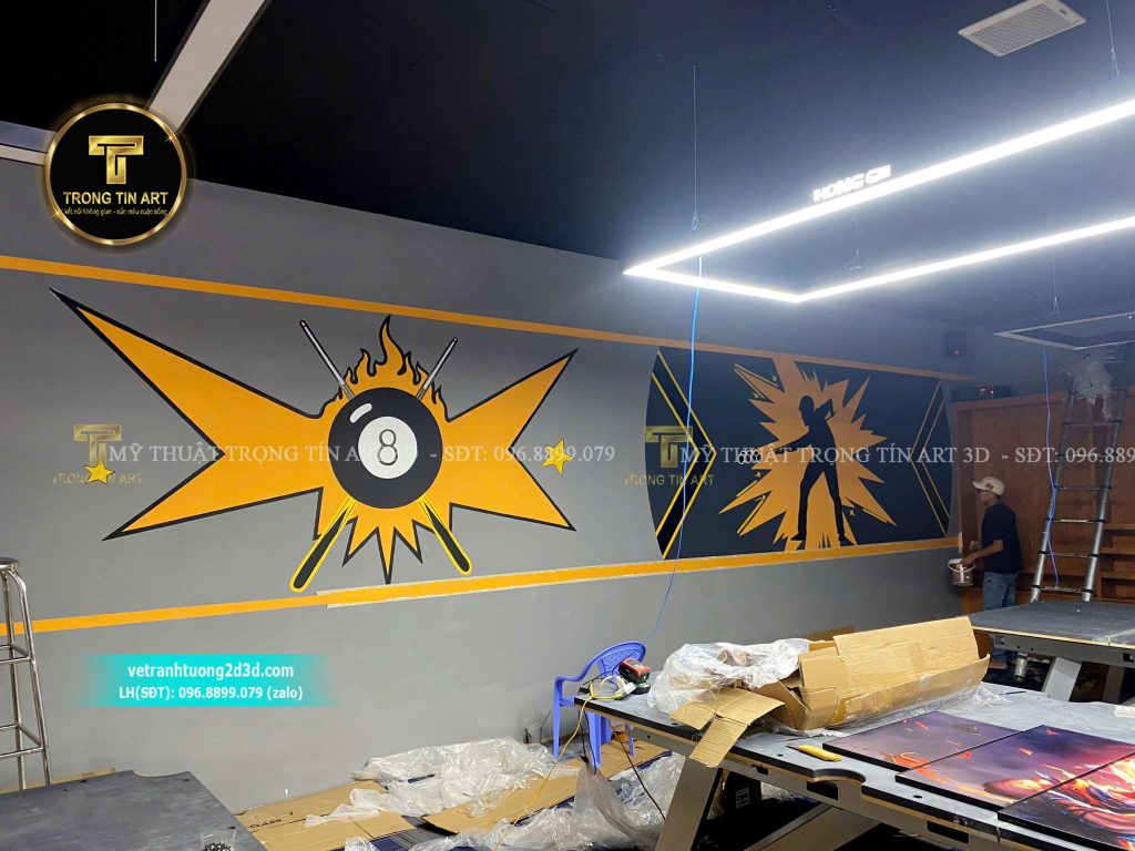 VẼ TRANH TƯỜNG 3D MỸ THUẬT TRỌNG TÍN ART
