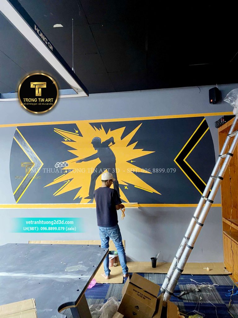 VẼ TRANH TƯỜNG 3D MỸ THUẬT TRỌNG TÍN ART