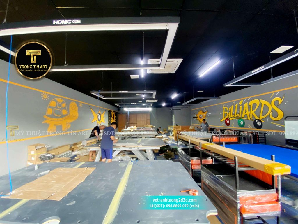 VẼ TRANH TƯỜNG 3D MỸ THUẬT TRỌNG TÍN ART