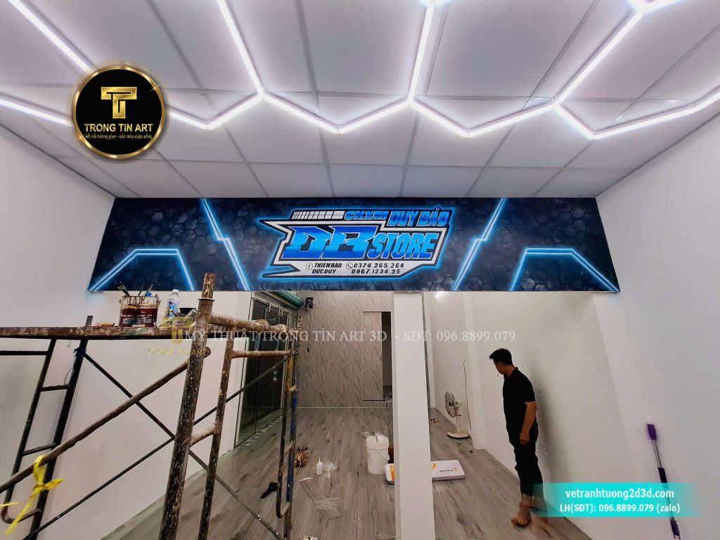 VẼ TRANH TƯỜNG 3D MỸ THUẬT TRỌNG TÍN ART