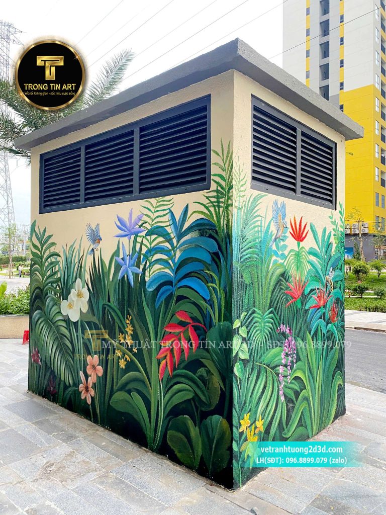 VẼ TRANH TƯỜNG 3D MỸ THUẬT TRỌNG TÍN ART