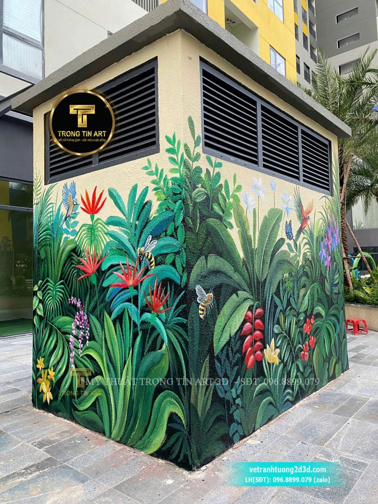 VẼ TRANH TƯỜNG 3D MỸ THUẬT TRỌNG TÍN ART