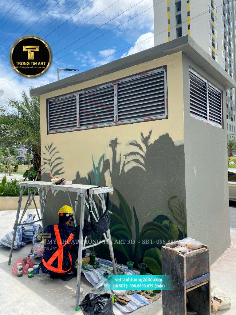 VẼ TRANH TƯỜNG 3D MỸ THUẬT TRỌNG TÍN ART