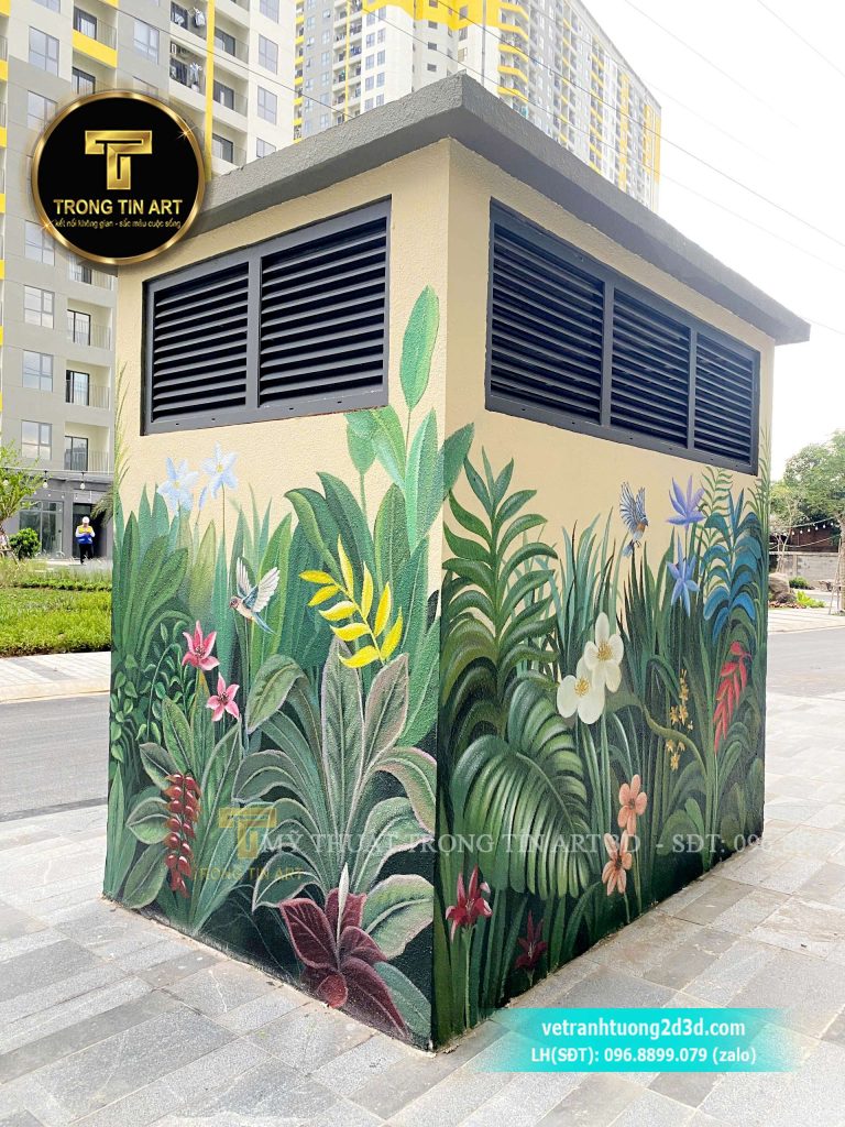 VẼ TRANH TƯỜNG 3D MỸ THUẬT TRỌNG TÍN ART