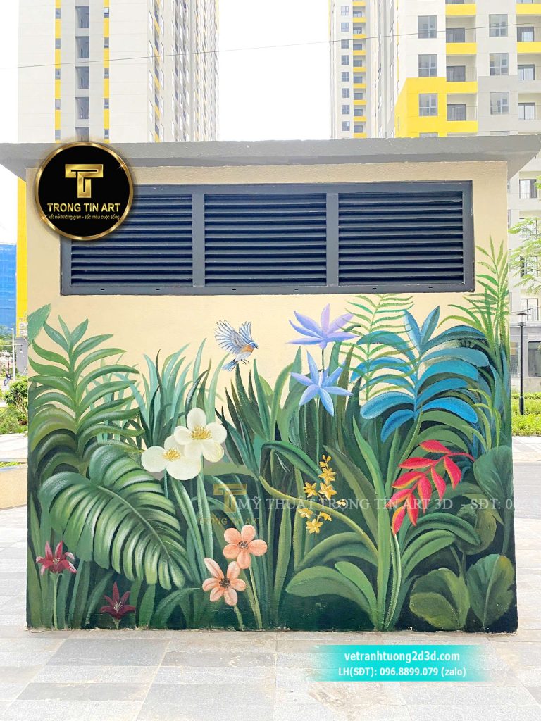 VẼ TRANH TƯỜNG 3D MỸ THUẬT TRỌNG TÍN ART