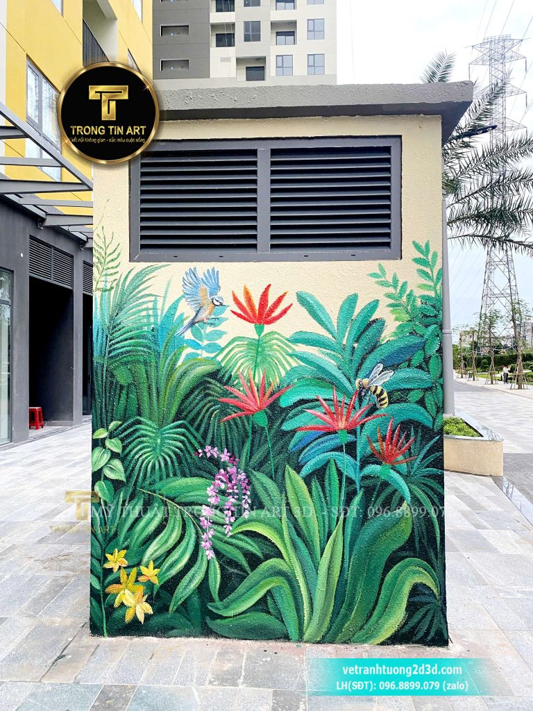 VẼ TRANH TƯỜNG 3D MỸ THUẬT TRỌNG TÍN ART