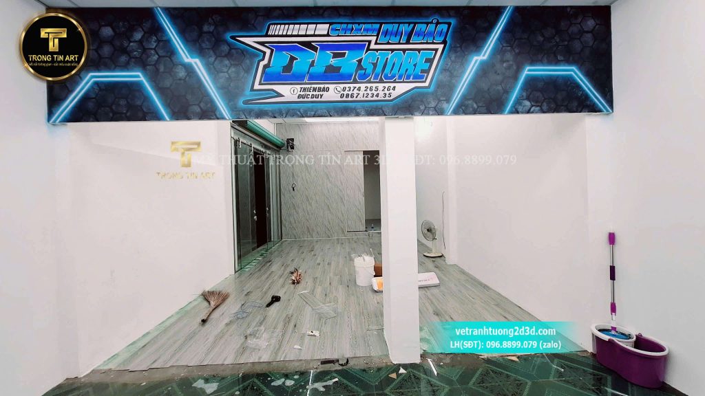 VẼ TRANH TƯỜNG 3D MỸ THUẬT TRỌNG TÍN ART