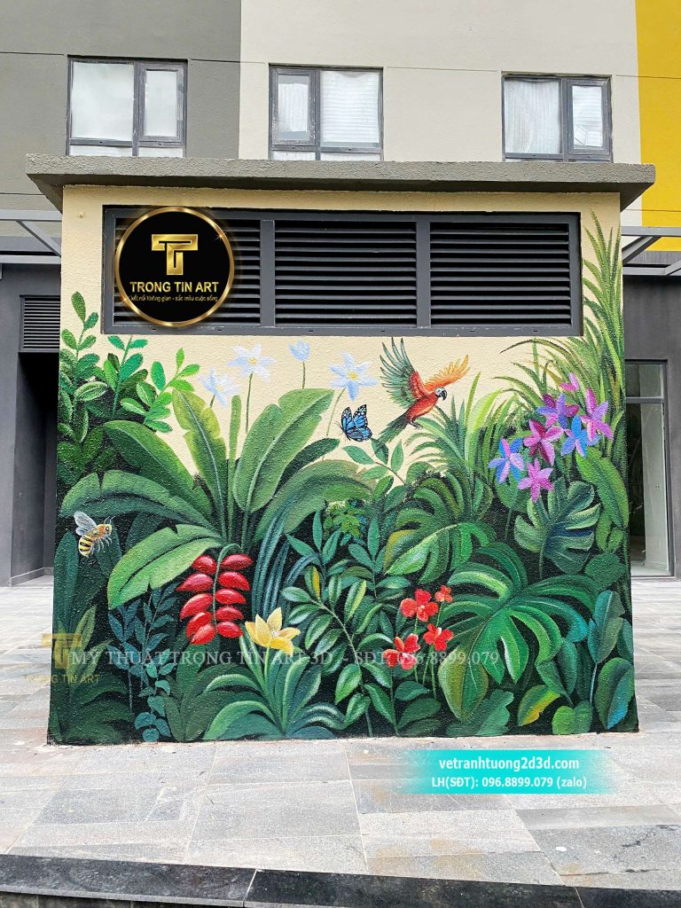 VẼ TRANH TƯỜNG 3D MỸ THUẬT TRỌNG TÍN ART