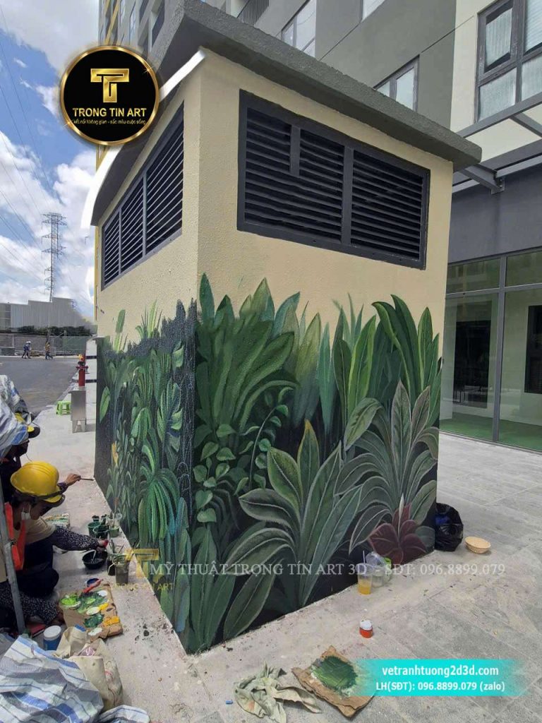 VẼ TRANH TƯỜNG 3D MỸ THUẬT TRỌNG TÍN ART