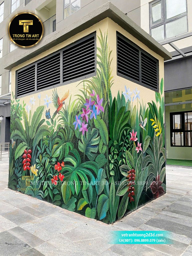 VẼ TRANH TƯỜNG 3D MỸ THUẬT TRỌNG TÍN ART