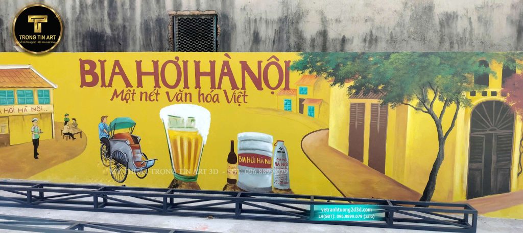 VẼ TRANH TƯỜNG 3D MỸ THUẬT TRỌNG TÍN ART