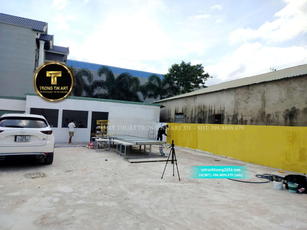 VẼ TRANH TƯỜNG 3D MỸ THUẬT TRỌNG TÍN ART