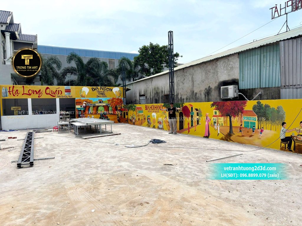 VẼ TRANH TƯỜNG 3D MỸ THUẬT TRỌNG TÍN ART