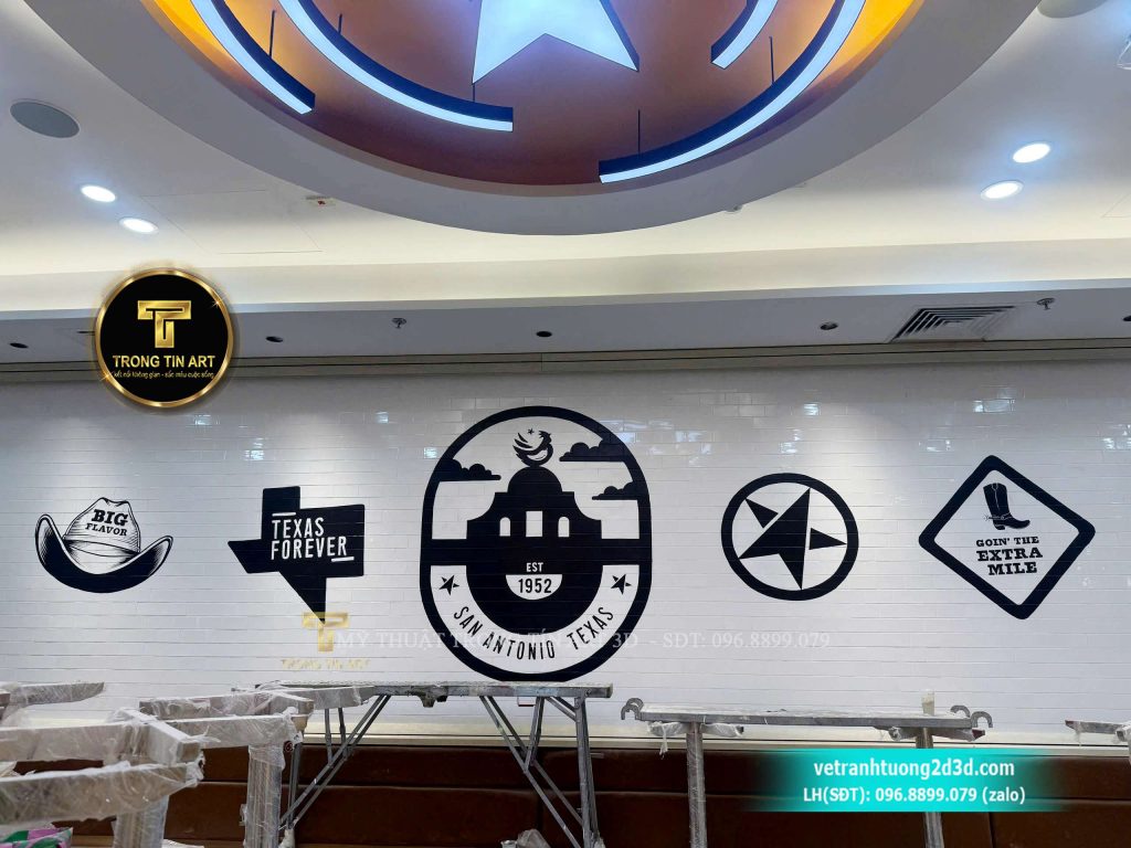 VẼ TRANH TƯỜNG 3D MỸ THUẬT TRỌNG TÍN ART