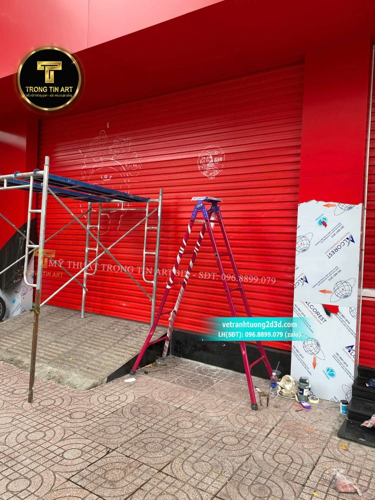 VẼ TRANH TƯỜNG 3D MỸ THUẬT TRỌNG TÍN ART