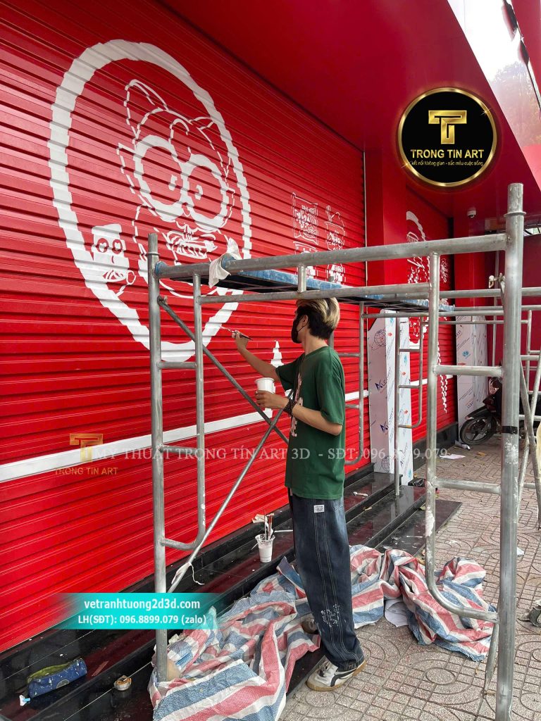 VẼ TRANH TƯỜNG 3D MỸ THUẬT TRỌNG TÍN ART