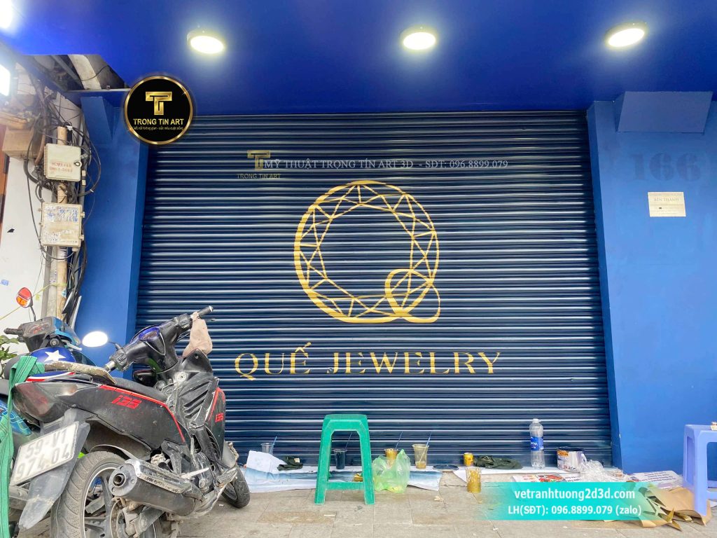 VẼ TRANH TƯỜNG 3D MỸ THUẬT TRỌNG TÍN ART