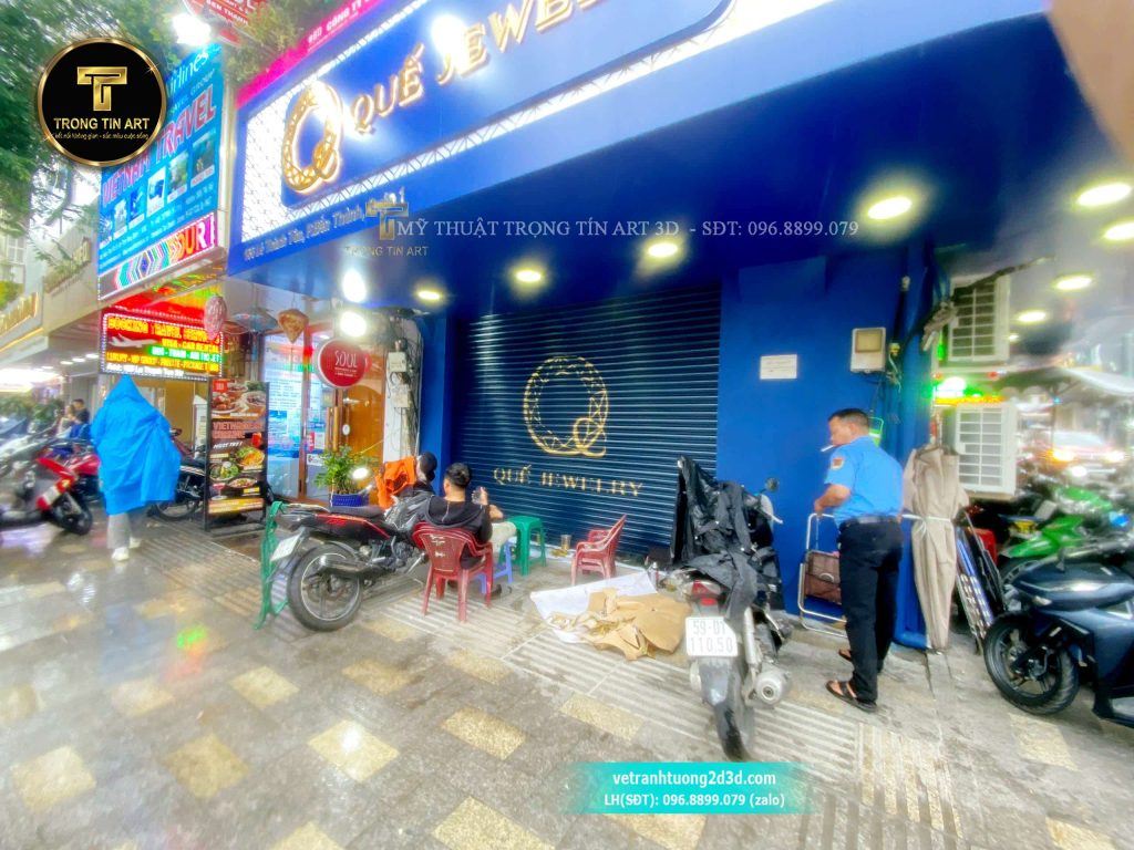VẼ TRANH TƯỜNG 3D MỸ THUẬT TRỌNG TÍN ART