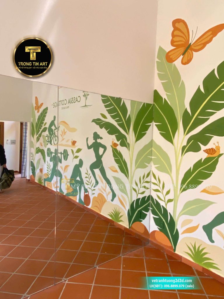 VẼ TRANH TƯỜNG 3D MỸ THUẬT TRỌNG TÍN ART