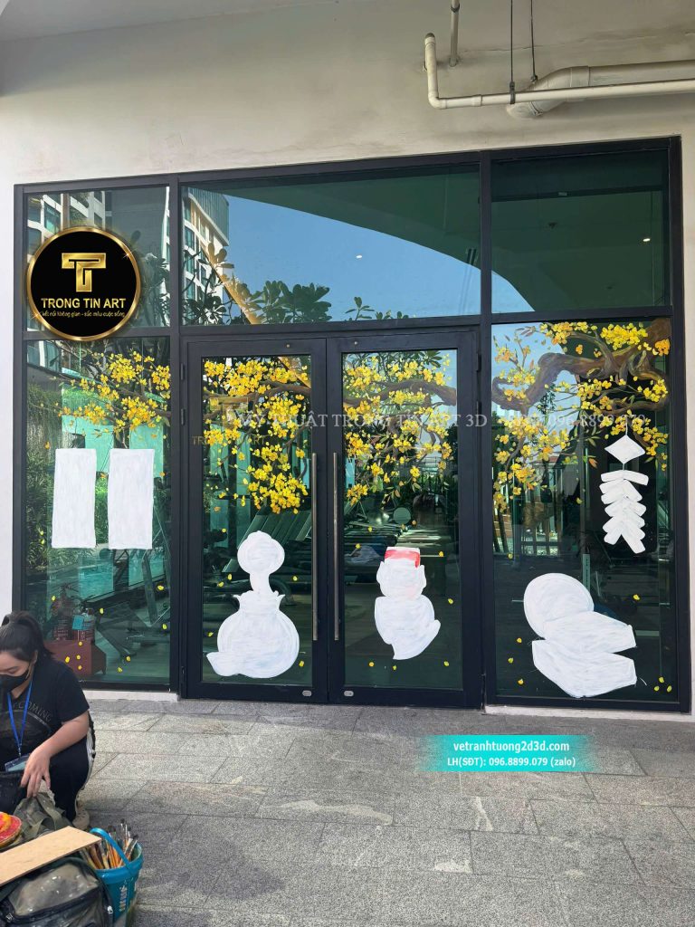 VẼ TRANH TƯỜNG 3D MỸ THUẬT TRỌNG TÍN ART